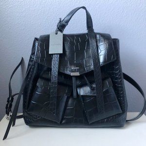 All Saints Polly Croc Backpack
